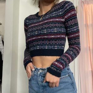 Cropped sweater